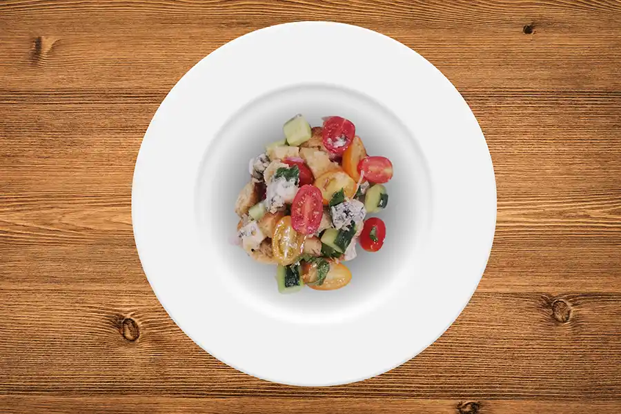 Panzanella toscana al Elit Gorgonzola DOP piccante