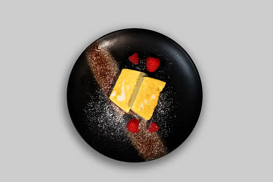 Piatto con semifreddo al Gran Vittoria Gorgonzola DOP